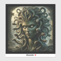 Olhar de Medusa Cabeça de Cobras da Morte