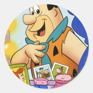 Adesivo Olhar do Flintstone de Fred no espelho