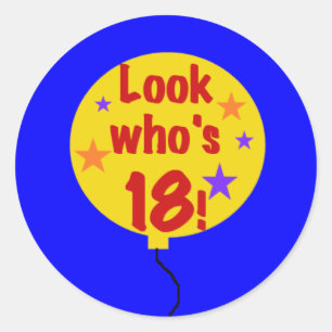 Adesivo Olhe quem é 18
