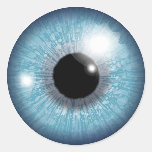 Adesivo Olho azul (Frente)