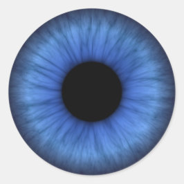Adesivo olho azul é bonito
