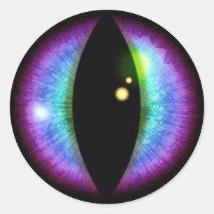 Adesivo Olho azul e roxo dos dragões