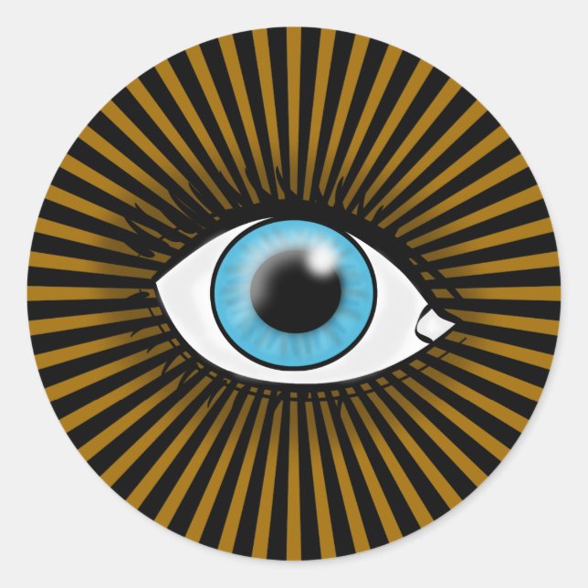 Adesivo Olho Azul Solar (Frente)