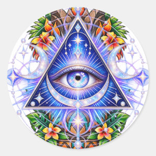 Adesivo Olho Celestial Safira