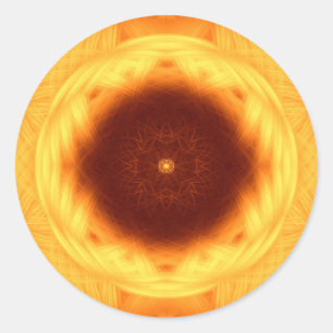 Adesivo Olho da mandala de Sun
