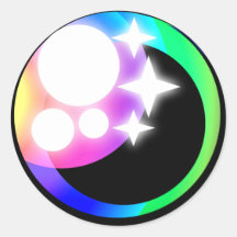 Olho de animação do estilo kawaii espumante no ade