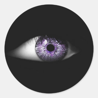 Adesivo Olho de Design de Olho Legal Roxo