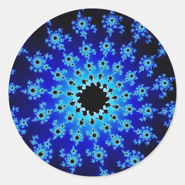 Adesivo Olho de inverno azul (Frente)