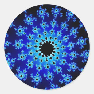 Adesivo Olho de inverno azul