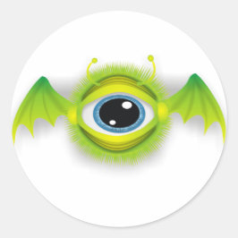 Adesivo Olho de mosca monstro