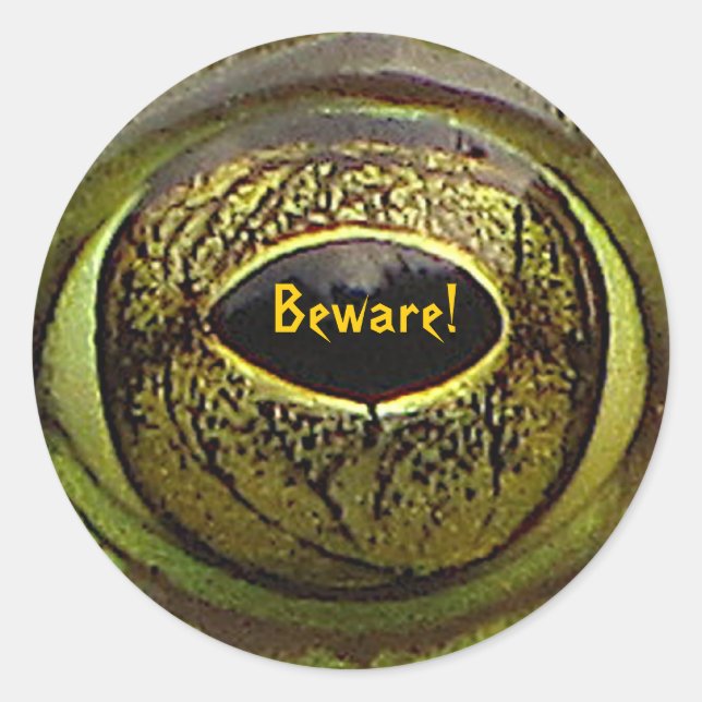 Adesivo Olho de Sapo de Halloween (Frente)