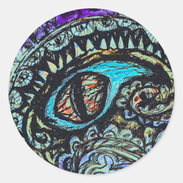 Adesivo Olho de um Monstro do Mar (Frente)