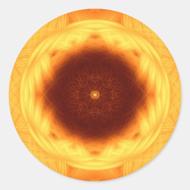 Adesivo Olho do Sol Mandala (Frente)