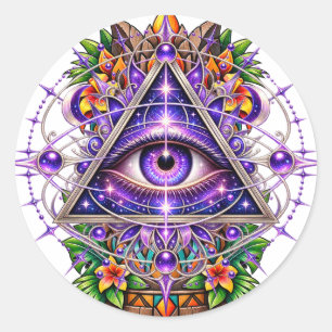 Adesivo Olho Lunar Violeta
