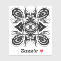Olho Ornamental - Estilo de Tatuagem Botânica Weir