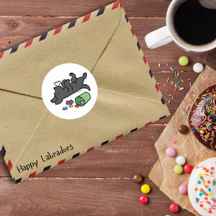 Adesivo Olho Preto Mal-Cheio Labrador