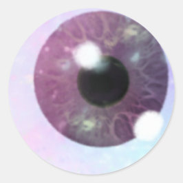 Adesivo Olho roxo Engraçado