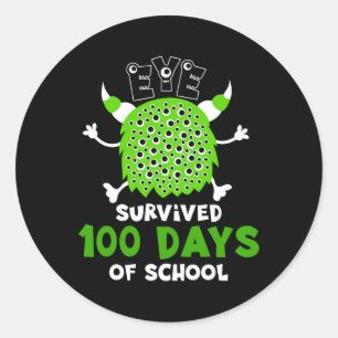 Adesivo Olho Sobrevivido A 100 Dias De Monstro Bonito Dive