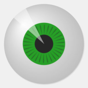 Adesivo Olho verde