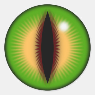 Adesivo Olho Verde de um dragão