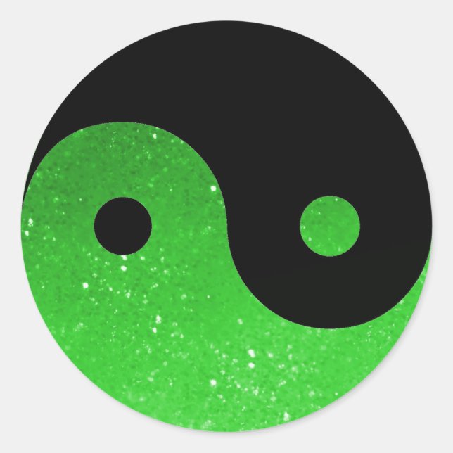 Adesivo Olho Verde para Yin Yang Stickers (Frente)