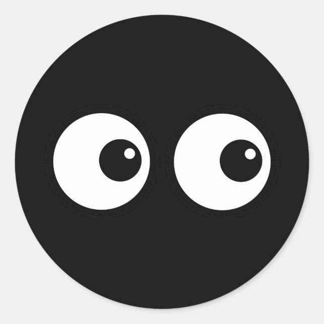 Adesivo Olhos de Cartoon (Frente)