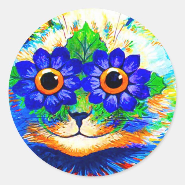 Adesivo Olhos de Flor de Gato (Frente)