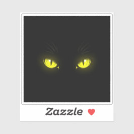 Adesivo Olhos-de-gato brilhantes - Halloween assustador