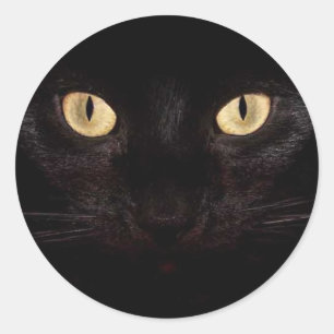 Adesivo Olhos de gato preto