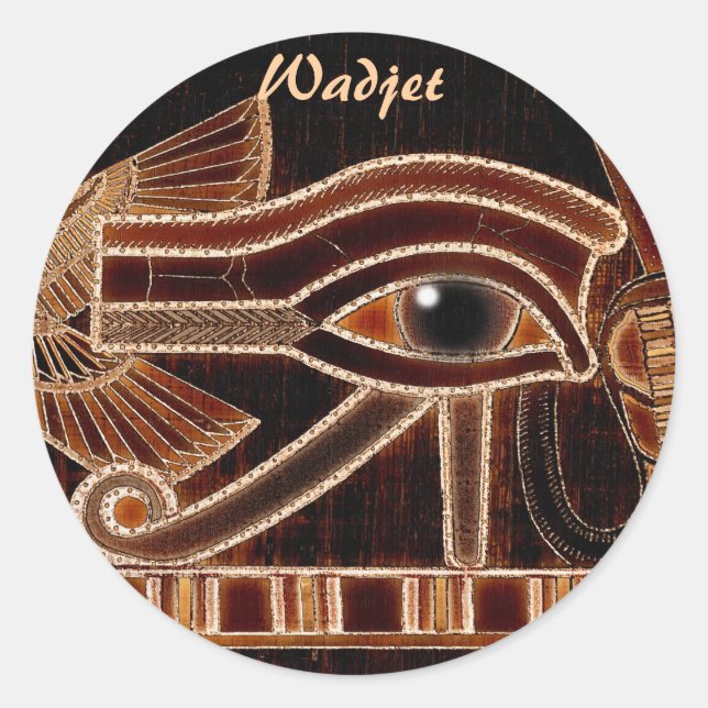 Adesivo OLHOS DE HORUS Wadjet egípcio Art Stickers (Frente)