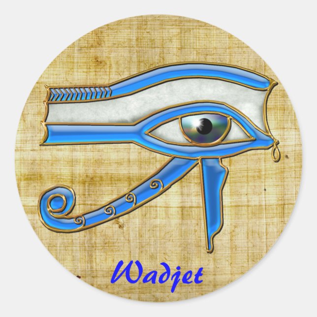 Adesivo OLHOS DE HORUS Wadjet egípcio Art Stickers (Frente)