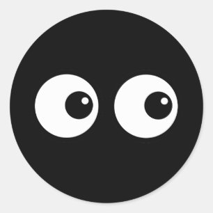 Adesivo Olhos dos desenhos animados