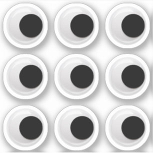 Adesivo Olhos Googly