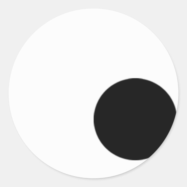 Adesivo Olhos Olhando Para Baixo À Direita (Frente)