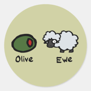 Adesivo Olive Ewe