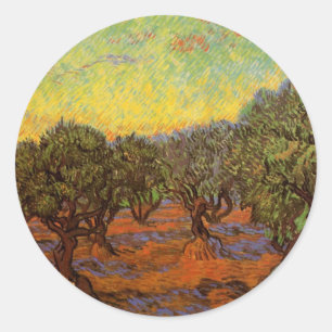 Adesivo Oliveiral, Céu Laranja por Vincent van Gogh