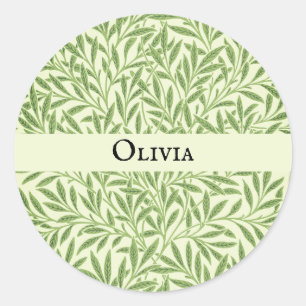 Adesivo Olivia Elegant Floral Personalizado Name