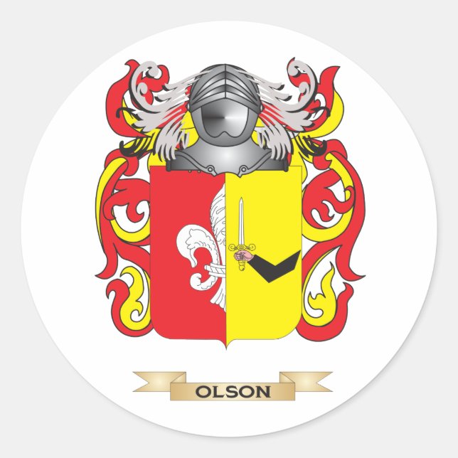 Adesivo Olson Casaco de Braços (Crest Familiar) (Frente)