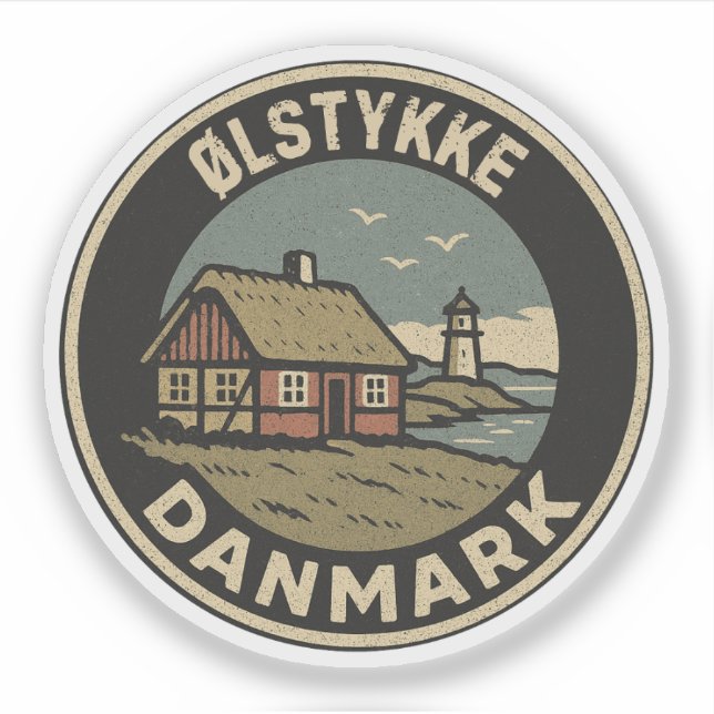 Adesivo Ølstykke, Dinamarca Danmark (Frente)