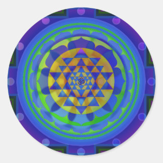 Adesivo Om (AUM) Yantra mandala