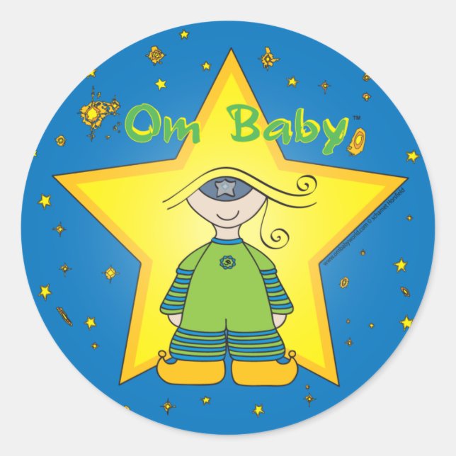 Adesivo Om Baby Small Sticker (Frente)