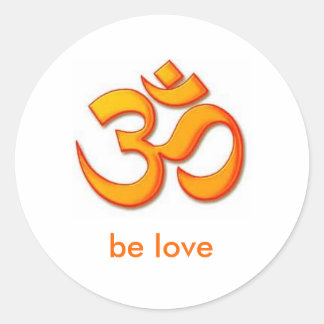Adesivo Om Be Love Sticker