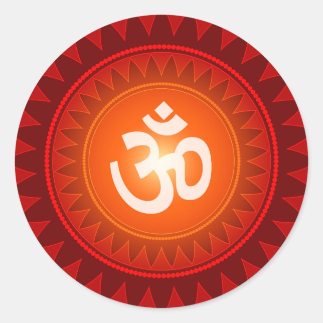 Adesivo Om Design (Frente)