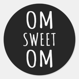 Adesivo Om Doce Om Zen Yoga Meditação Guerreiro Espiritual