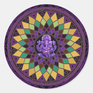 Adesivo Om Ganesh Mandala