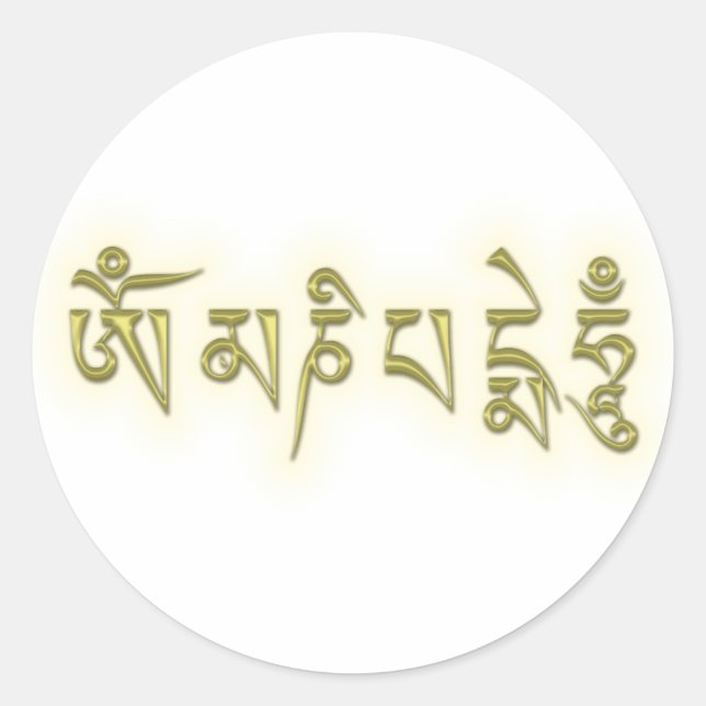 Adesivo Om Mani Padme Hum (Frente)