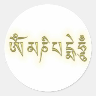Adesivo Om Mani Padme Hum
