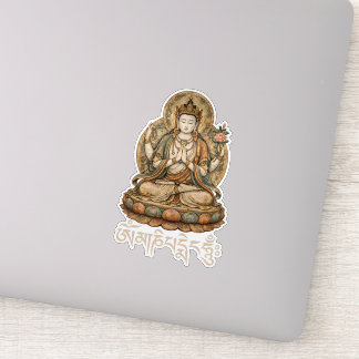 Adesivo Om Mani Padme Hum Mantra da Compassividade Chenrez