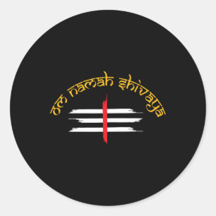 Adesivo Om Namah Shivaya Tripundra Símbolo de Shiva