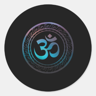 Adesivo Om Ohm Aum Symbol Spiritual Yoga Gift _2 